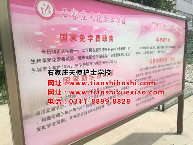 石家莊天使護(hù)士學(xué)校收費