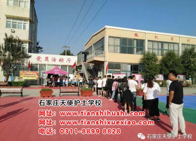 石家莊天使護士學校2019年成考現場確認圓滿結束